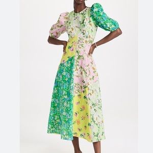 Alemais Patchwork Floral Dress